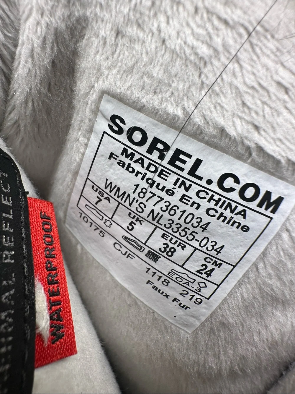 SOREL Women's Joan of Arctic Next Waterproof Boots Silver Metallic Size 7 Sample